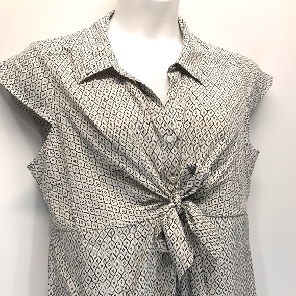 Lightweight Patterned Cap-Sleeved Midi Dress Fits Up To Women’s Size 18 VGUC - Picture 3 of 7